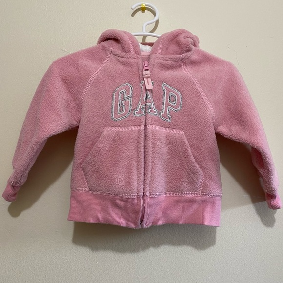 GAP Jackets & Coats Gap Baby Girl Size 218m Zip Up Hooded Coat